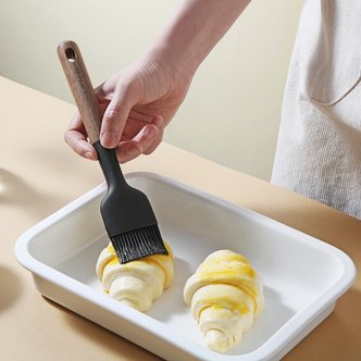 livinglike 이지실리 루노아 우드핸들 실리콘 조리도구(오일브러쉬)