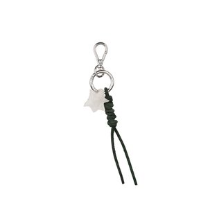 White struggle green keyring