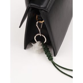 White struggle green keyring