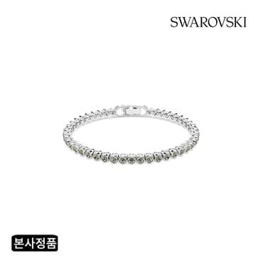 스와로브스키 [본사정품/쇼핑백증정] Imber Tennis 로듐 팔찌M 5734238