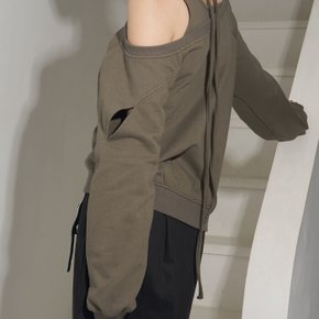 CMNMSTUDIO / Cutting off string sweatshirt (3 Color)