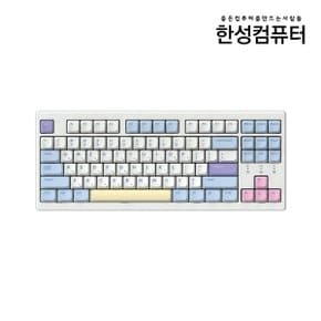 한성컴퓨터 TFG Cloud CL 유무선 기계식 코튼캔디 (스카이블루 뽀송)