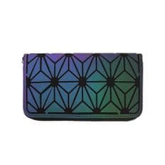 엄지척 통장지갑 지퍼형 카멜레온 MAGIC 요술패션 여성지갑