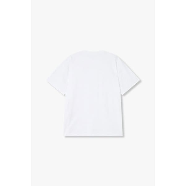 스파이럴 패치 코튼 티셔츠 (화이트) EN15108007000