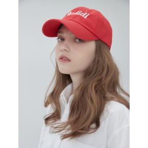 logo ball cap 001 Red