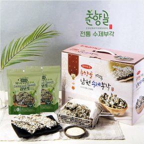 춘향골 남원 와사비맛 수제 김부각 선물세트(50g x 10팩)