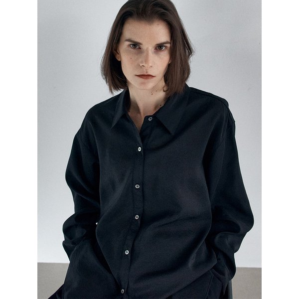 silk shirt_black