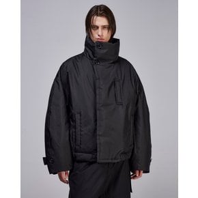 [파주점] 컬렉션 코쿤 돌먼 하이넥 구스다운 점퍼 SG6JP703BK