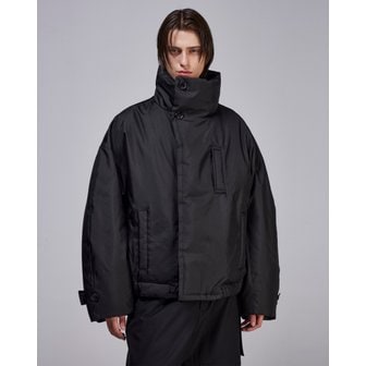 송지오 [파주점] 컬렉션 코쿤 돌먼 하이넥 구스다운 점퍼 SG6JP703BK