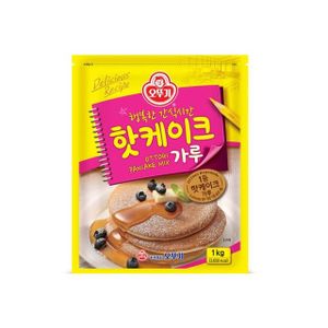 제이큐 믹스 핫케이크 핫케이크믹스 초코 간식 핫케익 쵸코 오뚜기 핫케이크믹스1kg