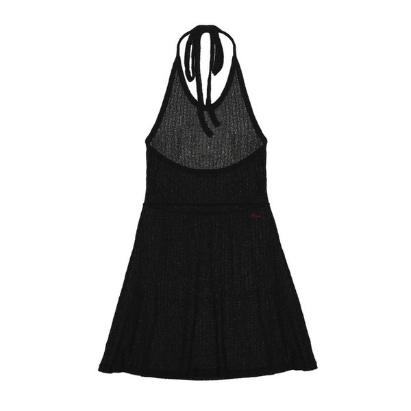 HALTER KNIT DRESS_IVORY