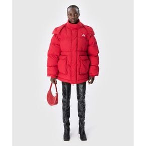 (U) MS 스포츠 나일론 푸퍼 코트 레드 SPORT NYLON PUFFER COAT RED