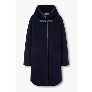 GCUT 울 블렌드 버클 디테일 후드 코트 7225416701147