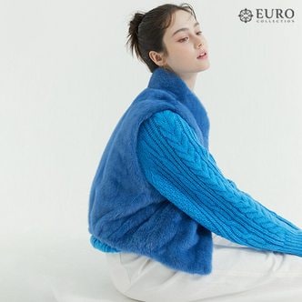 신세계라이브쇼핑 리얼 밍크 유로(EURO) 풀스킨 밍크 베스트 (24FW)