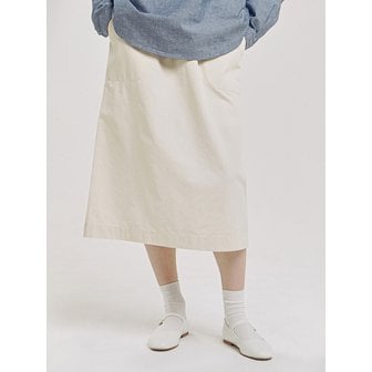 치키타 치노 H 스커트 (코튼) 크림 241402SCR