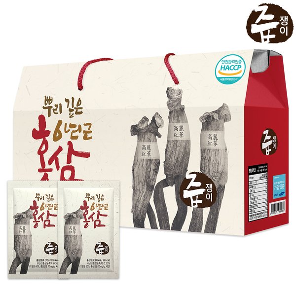 6년근 홍삼즙 1박스 30포