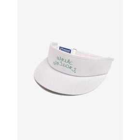 매니악 골프_ 투어바이저 화이트 The Terry Cloth Imperial Tour Visor White