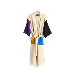 헤이 HAY Waffle Multi Bathrobe 와플 멀티 배스로브 Cream multi (주문 후 4개월 소요)