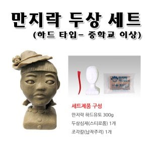 고려문구 No55/만지락 두상 만들기세트 중고등용