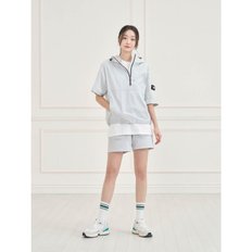 N232UFT141 아델리 경량 우븐 스트레치 반팔 아노락