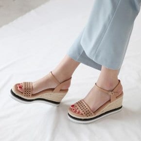 kami et muse Punching strap espadrille wedge sandals_KM19s186