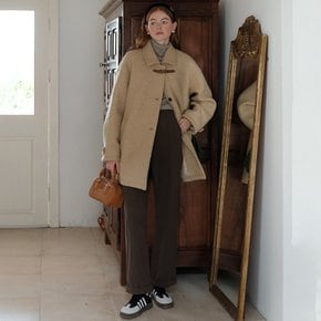 Cest_Causal side button pants_BROWN