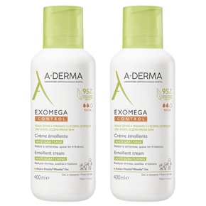 A-DERMA 아더마 엑소마 컨트롤 에몰리언트 안티 스크래칭 크림 400ml 2개