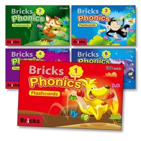 Bricks Phonics Flash cards 브릭스 파닉스 플래시 카드 세트 (전5권)