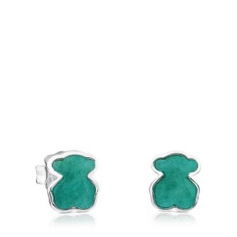 TOUS Silver New Color Earrings with Amazonite/귀걸이/615433540