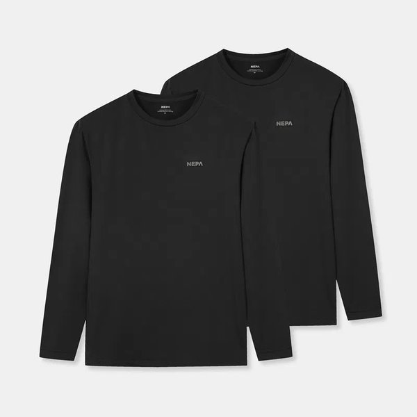 [부산점] 공용 데일리 긴팔 티셔츠(2PACK) 7LE5300