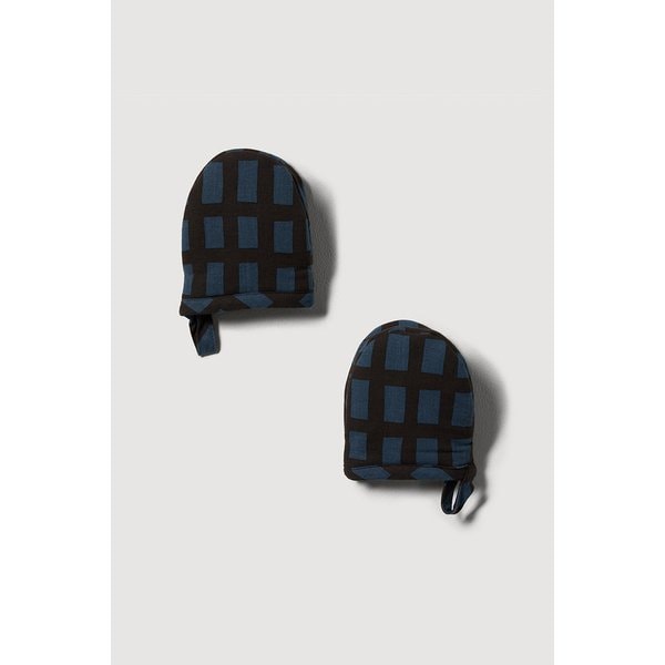 돌담 체크 코튼 미니 주방장갑 2개 J615902001400