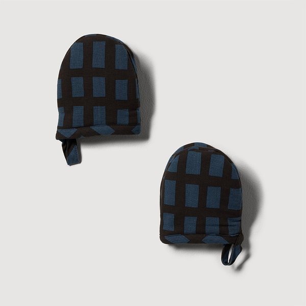 돌담 체크 코튼 미니 주방장갑 2개 J615902001400