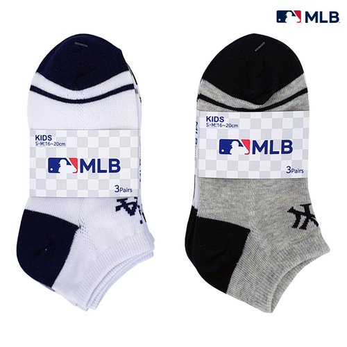 MLB 아동 스니커즈3족_C