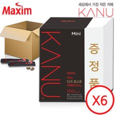 [맥심] 카누 미니 다크 아메리카노 600T (100T+랜덤사은품X6개)