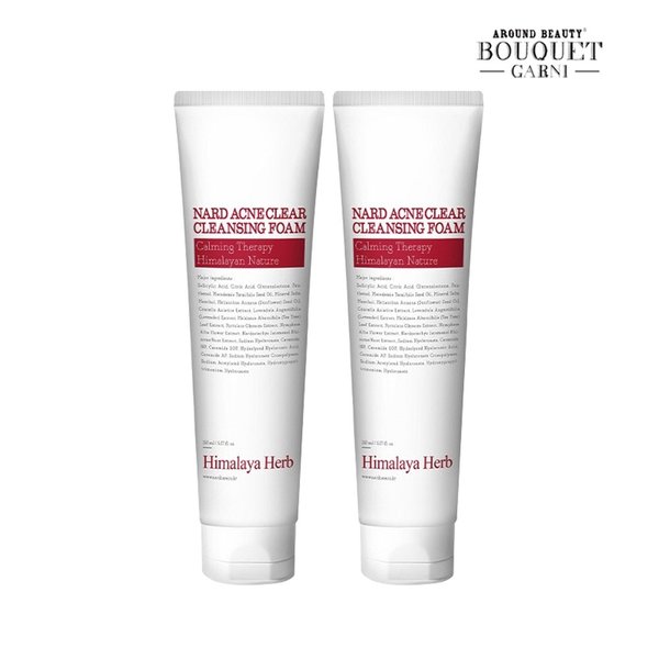 히말라야 허브 나드 여드름 완화 클렌징폼 150ml x2개