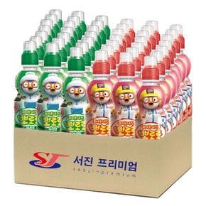 팔도 뽀로로 어린이 음료수 235ml 2종(딸기맛+사과맛) 총42개