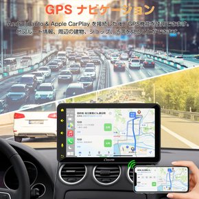 Carpuride CarPlayAndroid Auto 7 HD IPS WiFiBluetoothAUX FM 12V-24V 휴대용 자동차 재생