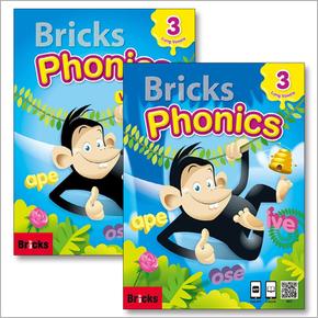 Bricks Phonics 브릭스 파닉스 3 교재 워크북 세트 (전2권)