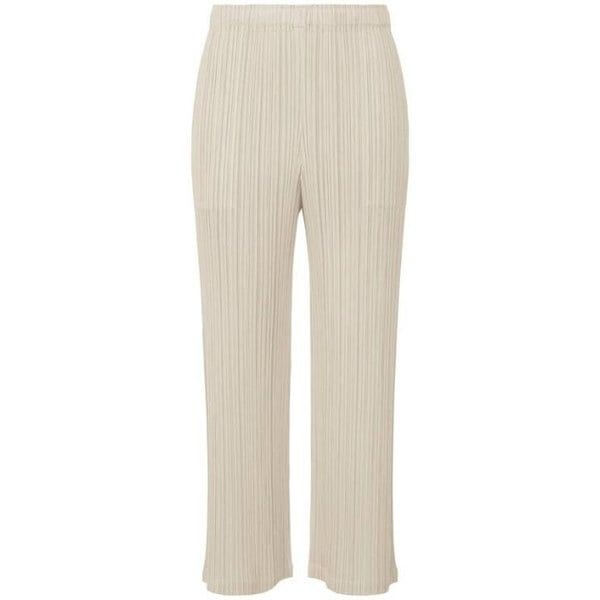 24SS 플리츠플리즈 수트 팬츠 PP46 JF125 03 Ivory