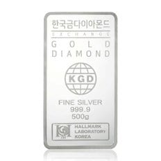 한국금다이아몬드 실버바 AG 500g 999.9 은투자 은시세