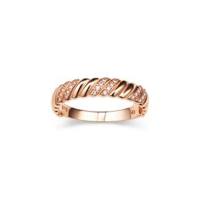 Love Knot 14K 큐빅 반지 SA24C28F