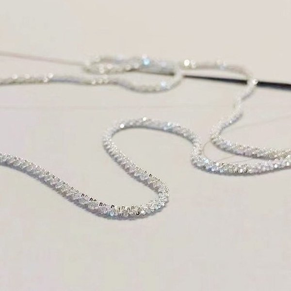 팔찌 선물 데일리룩 18kgp 두줄 써지컬 무 (WFJ8G3B)