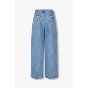 스티치드 원턱 데님 팬츠(91M5262211)