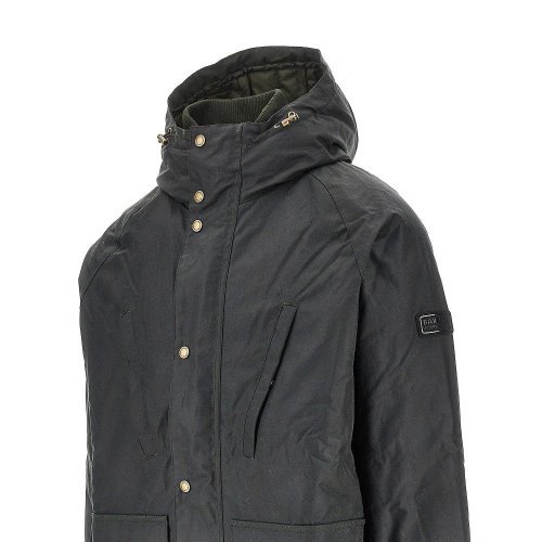 [해외배송] 26 F/W 바버 OAKDALE WAXED 코튼 패딩 파카 코트 MWX2503SG51 B0132361512