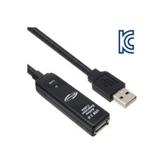 NETmate USB2.0 리피터 15mLED/전원아답터포함