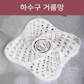 하수구트랩 배수구덮개 배수구 욕실배수구 실리콘 거름망 욕실 막힘방지 X ( 5매입 )