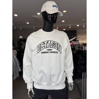 UFC SPORT [여주점] UFC 옥타곤 릴렉스핏 맨투맨 오프화이트 U2SWV3301OW