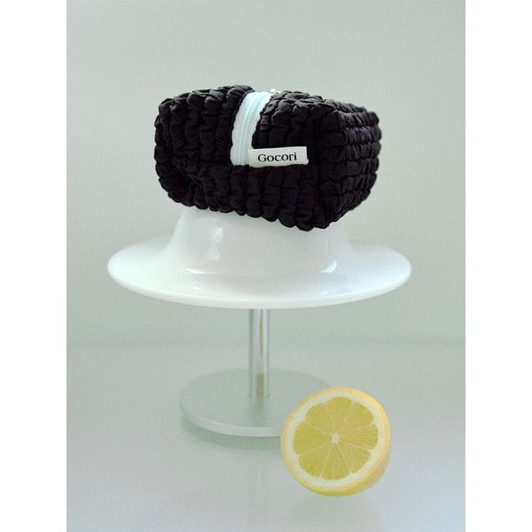 Wrinkle Pomi Pouch - Black