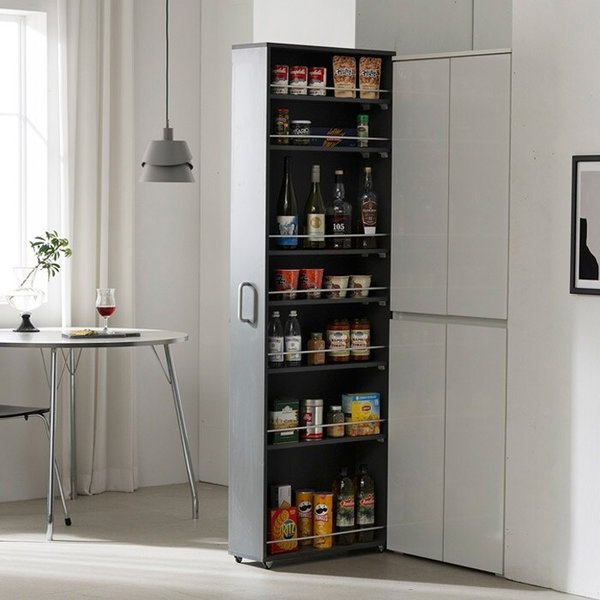 비스포크 주방 냉장고 슬라이딩 틈새 수납장 200 TR5274 (수도권무배)