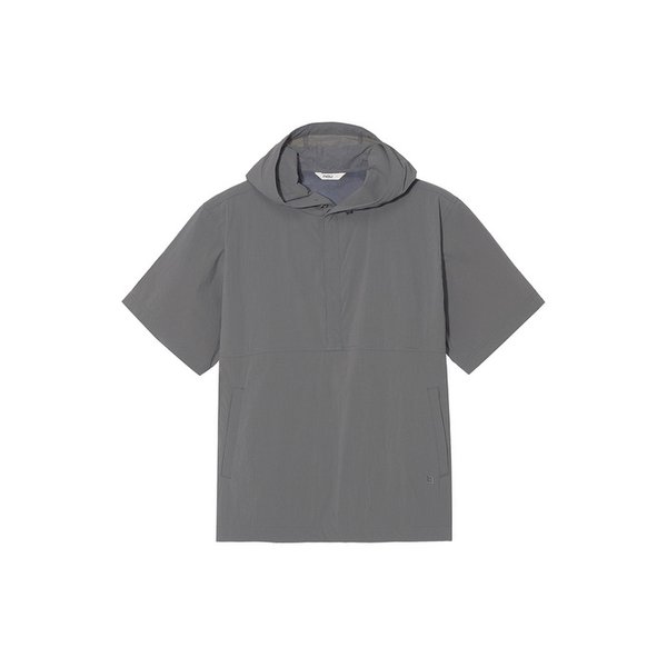 액트에어 반팔 후드 아노락 M Khaki